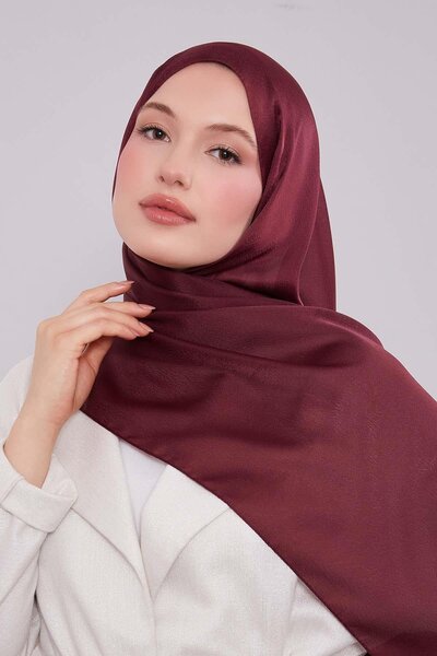 Levidor Burgundy Plain Premium Evening Dress Shawl
