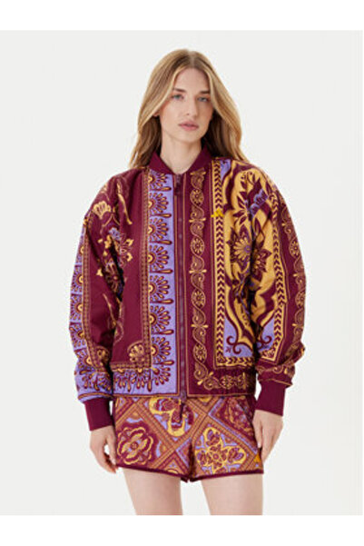 adidas Women's Transitional Jacket Multicolor SPORTSWEAR-JL8621 AMARED/VIOFUS/CORGOL