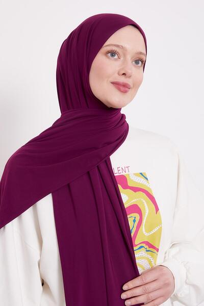 Levidor Plum Plain Sandy Shawl
