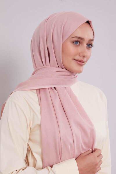 Levidor Pembe Düz Tensel Şal