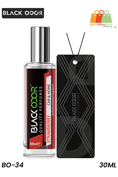 Black Odor Car & Home Perfume Strawberry 30ML Long Lasting Essential Oil Air ...