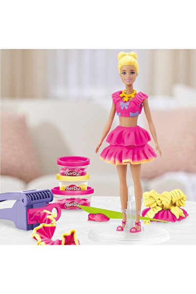 Barbie Play-Doh Fırfırlar ve Fiyonklar Oyun Seti G1361