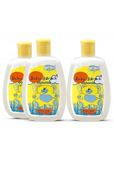Baby Bench كولونيا ليمون دروب للأطفال، 200 مل، عبوة من 3 قطع