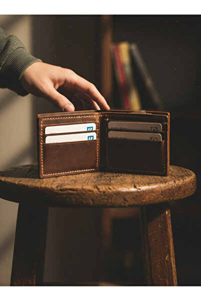 Lethos Leather Genuine Leather - Classic Bifold Men's Wallet