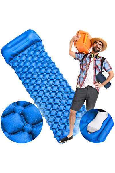 Other Single mattress, sleeping mat, pillow, with pump, for heavy duty tourist tent.