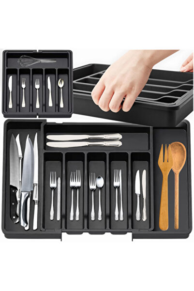 Other Organizator de sertare de bucătărie pentru tacâmuri, inserție de bucătă...