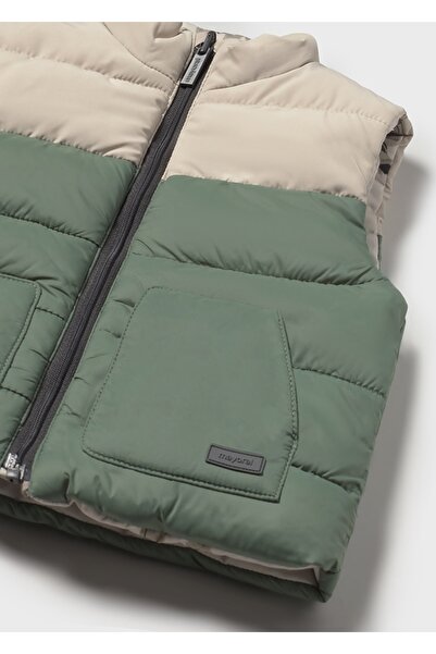 MAYORAL Baby Boy Double-Sided Inflatable Vest Green 2348