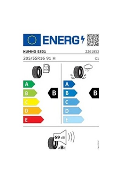 Kumho 205/55R16 91H Ecowing ES31 Yaz Lastiği 2025