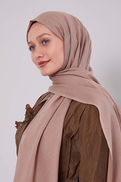 Levidor Çikolata Kahve Düz Tensel Şal