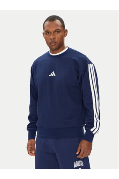 adidas Men's Sweatshirt Multicolor SPORTSWEAR-JE6307 DKBLUE/WHITE