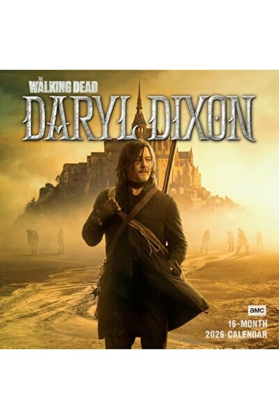 Sellers Publishing 2026 Walking Dead Daryl Dixon The Wall Calendar