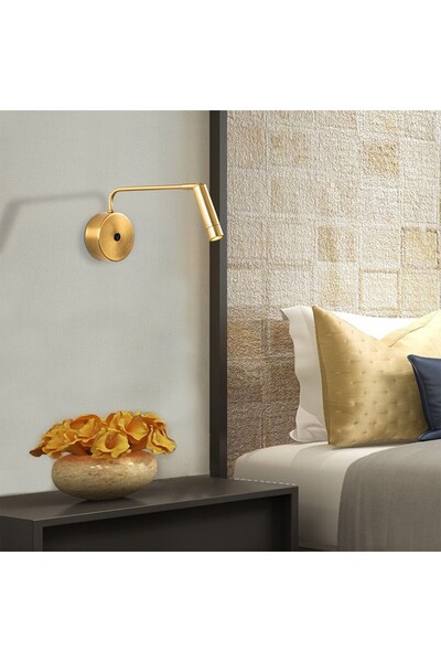 Hmydesign Aplică perete LED Uğur - 6041, auriu