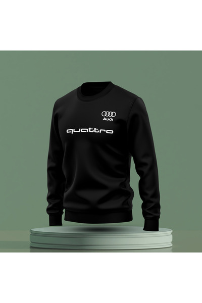 Bulvar Lee guler rotund Audi cu imprimeu Swea tricou / Mașină