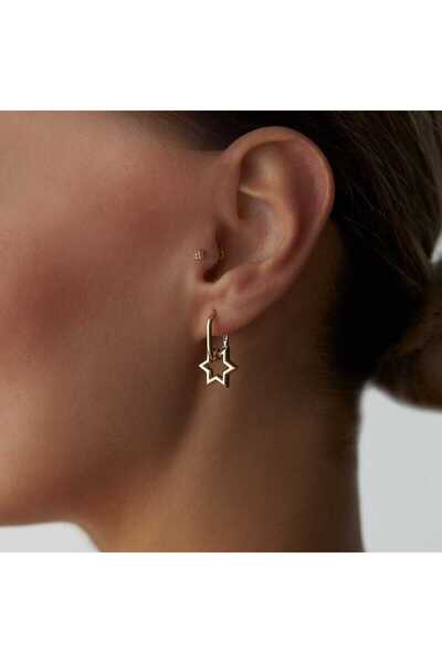 Cherry by Özkonak Star Sallantılı Ataç Küpe