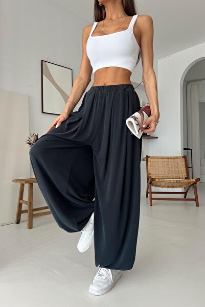 mylove Modal Şalvar Pantolon Antrasit
