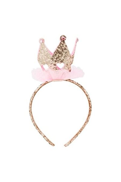 SHOPIENS Coronita Shopiens® cu tul si Sclipici pentru fetite, auriu