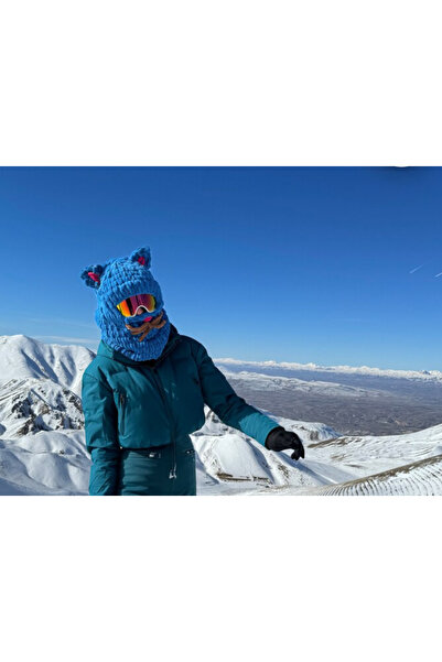 AidaAstrid Kar Maskesi Şapka Puffy Bere Kayak&snowboard Balaclava
