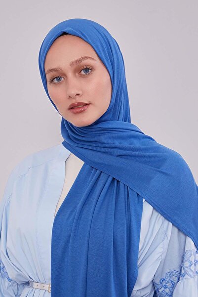 Levidor Blue Modal Combed Cotton Shawl
