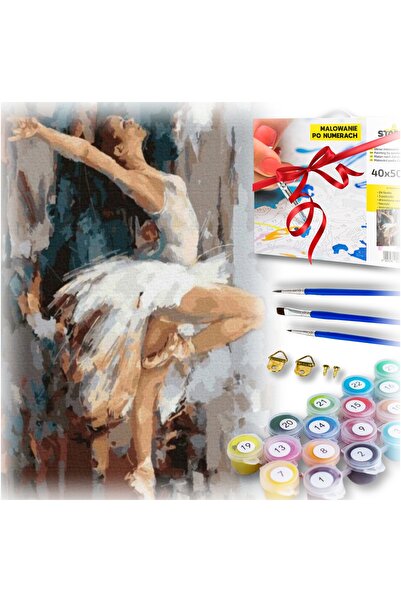 Other Pictură pe numere pentru adulți, tablou balerină, cadou de ziua de nașt...