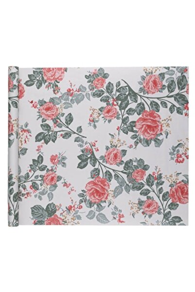 SHOPIENS decorative sticker for furniture, pink rose pattern roll, 150x45 cm