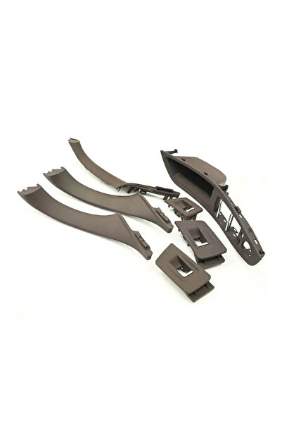 MOTOR10 Set of interior handles front/rear BMW 5 series F10/F11 2009-2017 51417359283, Mocha Brown