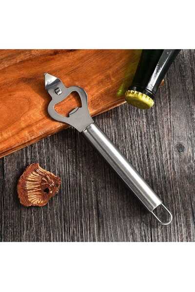 elfnur Steel Soda Opener Can Opener Bottle Opener