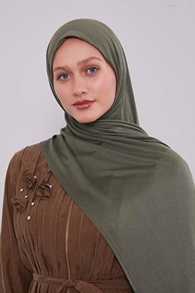 Levidor Green Modal Combed Cotton Shawl
