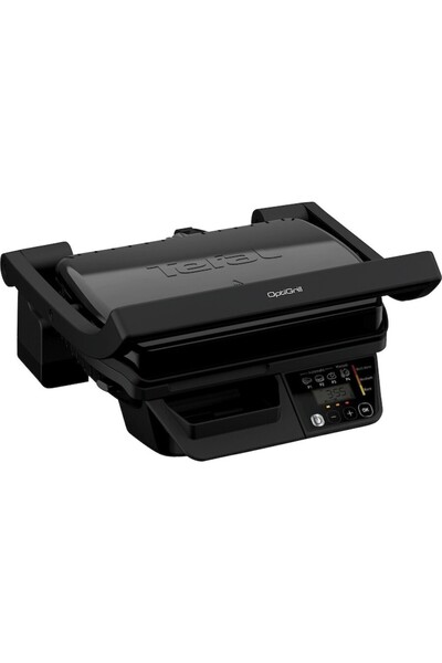 TEFAL OptiGrill GC7P0810 Electric Grill, 2000 W, 3 Automatic Programs, 30 x 20 cm Grill Plates