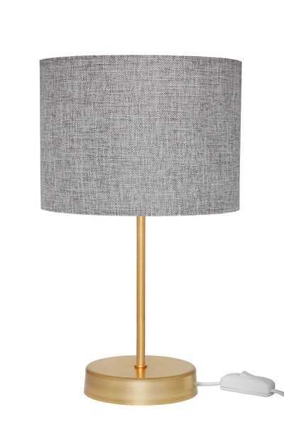 AG LightDesign Gray Lampshade Double Set of 2 Bedroom Living Room Modern Stylish Table Lamp