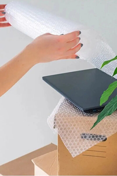 Kacar Home 100Cm x 10 Mt Şeffaf Balonlu Patpat Naylon E Ticaret Naylonu Ürün Koruma ve Kırılma Önleyici Ambalaj