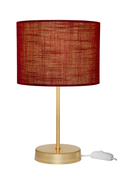 AG LightDesign Red Lampshade Double Set of 2 Bedroom Living Room Modern Stylish Table Lamp