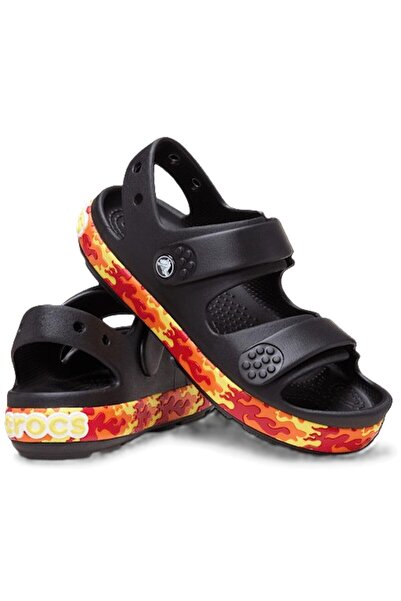 Crocs Dětské pantofle Crocband Cruiser Flames Sndl K CR211268-001 Jednobarevné-23-24