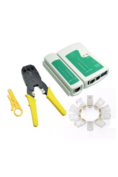Koodmax Network Seti - RJ45 RJ11 Pense - Cat5/6 RJ45 - RJ11 ADSL Test Cihazı ...