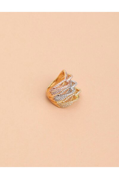 İLVİ Sholy Multi Color Women's Ring