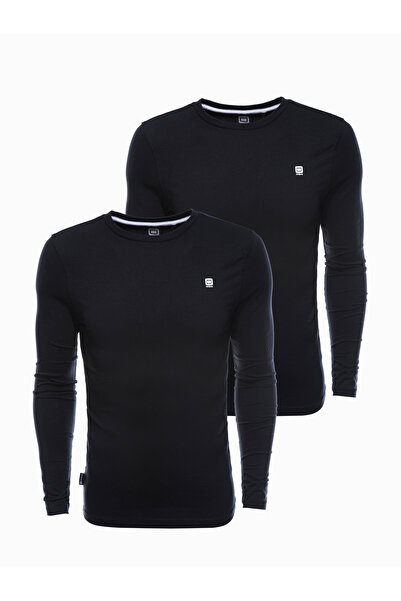 OMBRE Ανδρικό μακρυμάνικο σετ με ελαστάνη - MIX 2-pack V3 Z40 XL