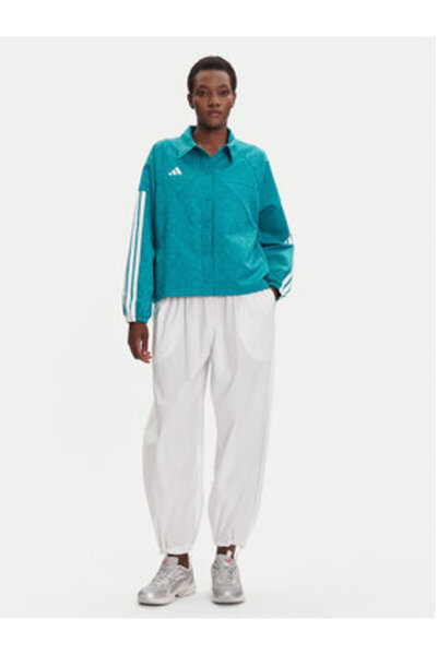 adidas Women's Transitional Jacket Multicolor SPORTSWEAR-JL9204 PURTEA/WHITE