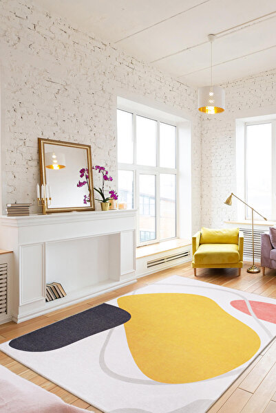 ARTLOOP Funk Şönil Dokuma Pamuk Polyester Renkli Halı AL 405