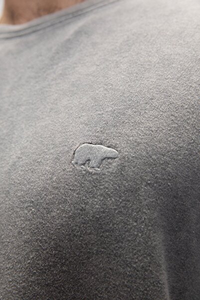 Bad Bear Men's T-Shirt Wild Gray