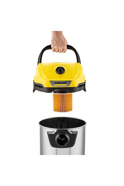 Karcher Karcher vacuum cleaner, Pull and Push system, wet and dry vacuuming, textile bag, blowing function...