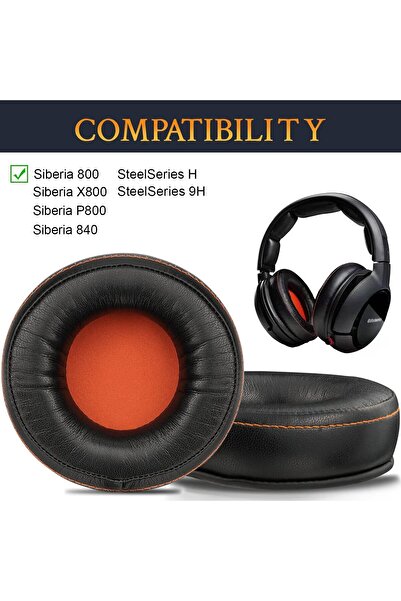 PadForce Set of 2 sponges for Steelseries Siberia 840, X800, P800 headphones, Memory Foam
