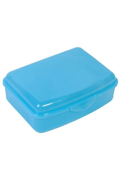 SHOPIENS Food storage and transport container Shopiens®, blue plastic with clip, 1.35 L