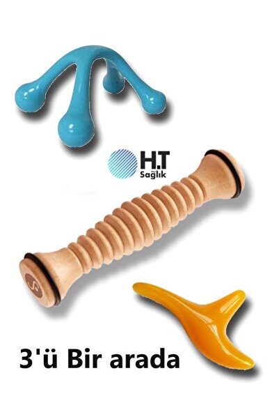 Ht Sağlık Akupresür Refleksoloji Tetik Nokta Egzersiz ve Masaj Aletleri 3'ü b...