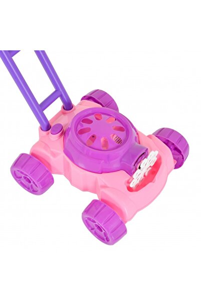 Moni Sir Bubble Pink children's lawn mower with soap bubbles, 118m balloon solution