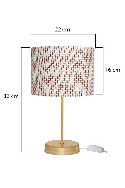 AG LightDesign Tile Color Lampshade Double Set of 2 Bedroom Living Room Modern Stylish Table Lamp