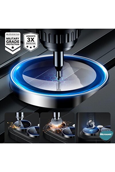 OSG iPhone 17 Compatible Premium Color Matching Titanium Case Sapphire Lens Camera Protector