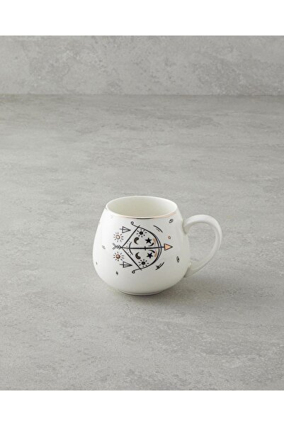 English Home Sagittarius New Bone China Mug 325 ml Black-White-Gold Add to Collection