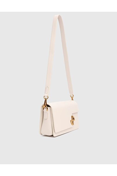İLVİ Lorana Cream Women's Shoulder Bag
