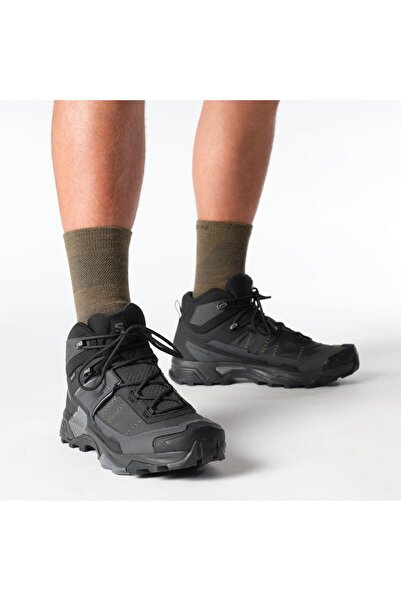 Salomon Ανδρικές μπότες εξωτερικού χώρου X Ultra 5 Mid Gtx L477542 - Μαύρο