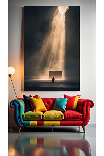 özkacar BEAUTY OF KABE V1 Tablou pe pânză pentru decorarea casei, perete, sal...