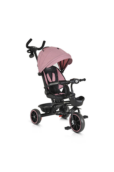 OEM Tricicleta copii cu maner, 1-6 Ani, Byox Summer Roz, scaun reversibil si ...